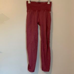 Free People Good Karma Pink Leggings